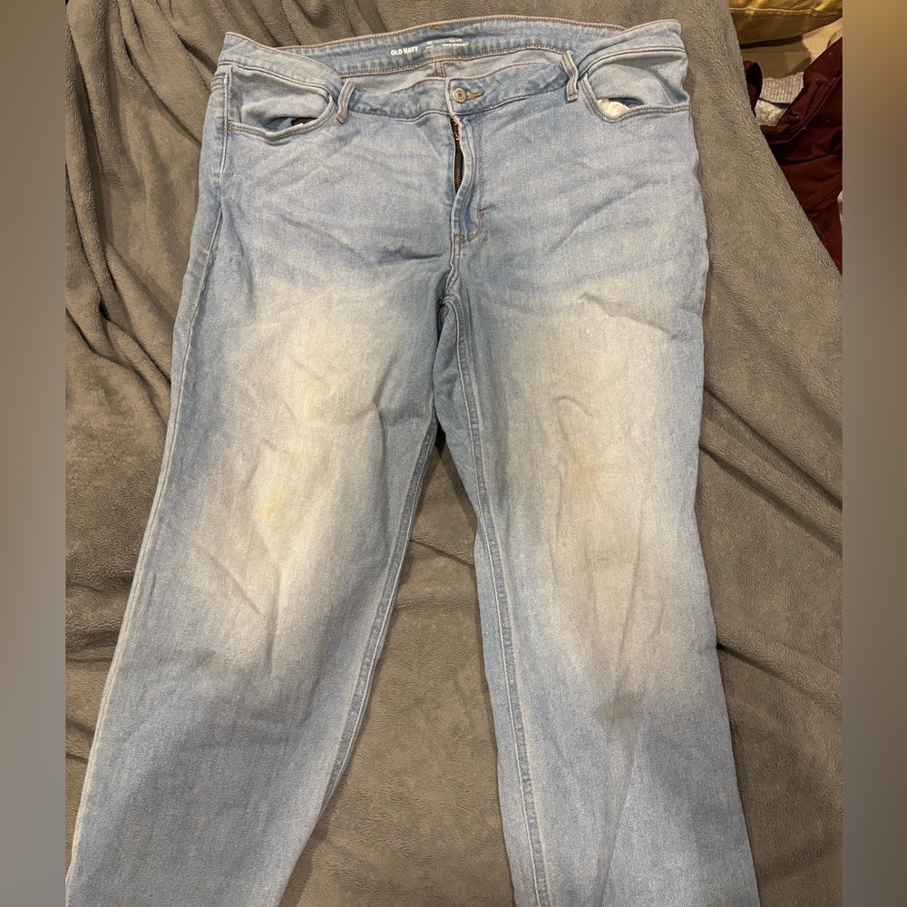 Old Navy Light Blue High-Rise Jeans